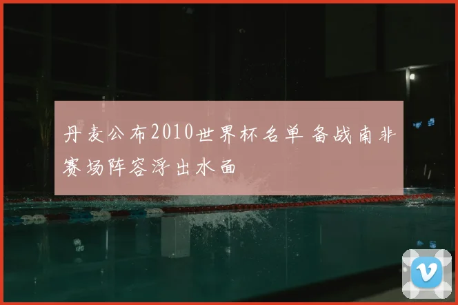 丹麦公布2010世界杯名单 备战南非赛场阵容浮出水面